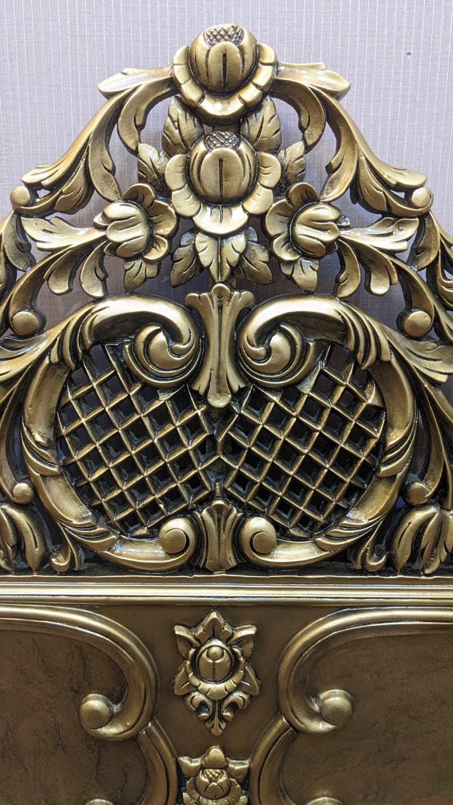 Solid Sheesham Wood Chinioti King Size Bed Set