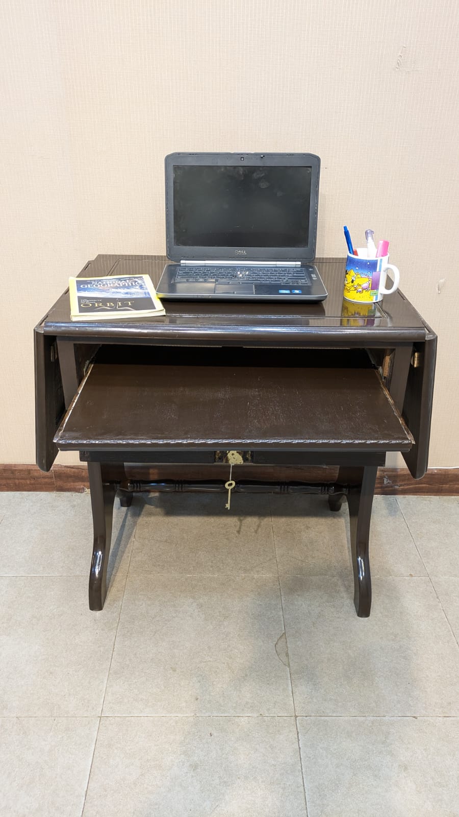 Vintage Drop Leaf Style Study Table