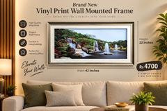 Brand New Vinyl Print Wall Mounted Frames