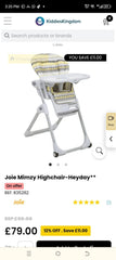 🔥Joie Mimzy🔥 High Chair