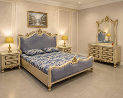 Elegant Design King Size Bed Set