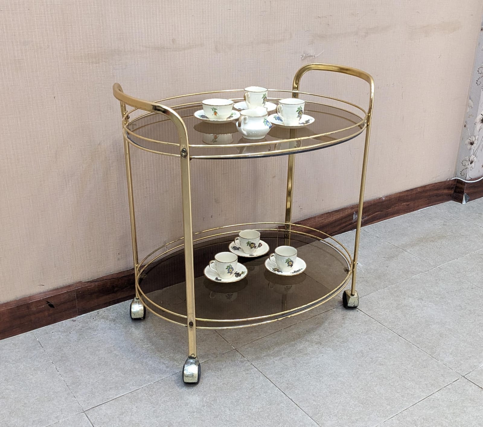 2 Tier Tea Trolley