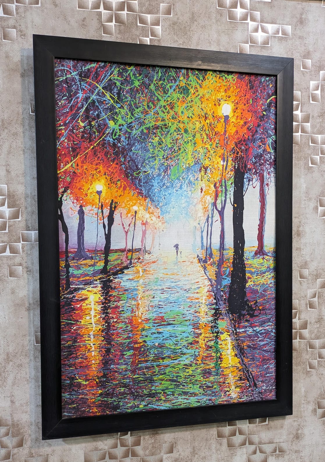 Wall Mounted Hand Painting