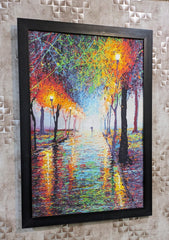 Wall Mounted Hand Painting