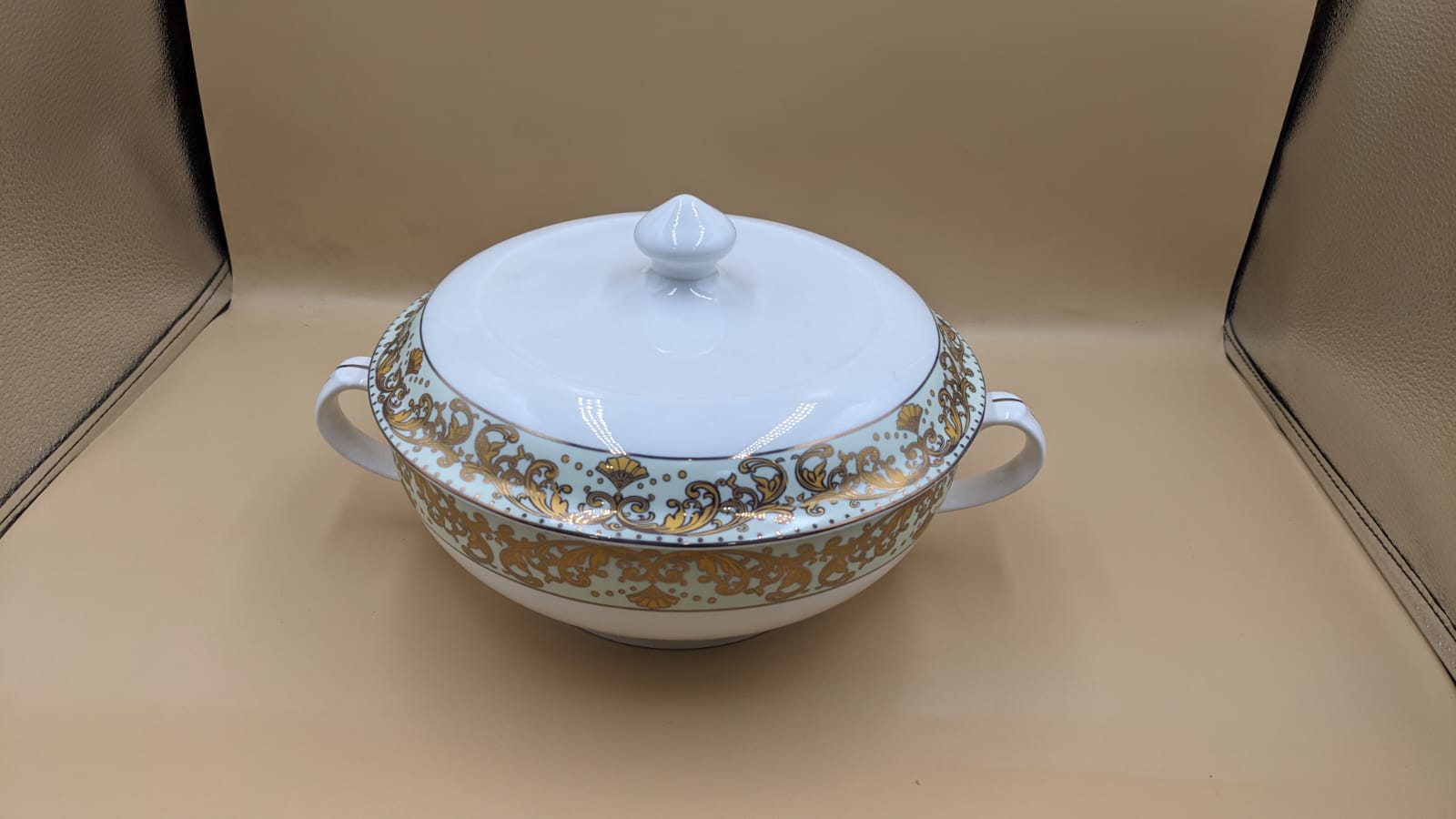 Imported 21 Pieces New Bone China Soup Set