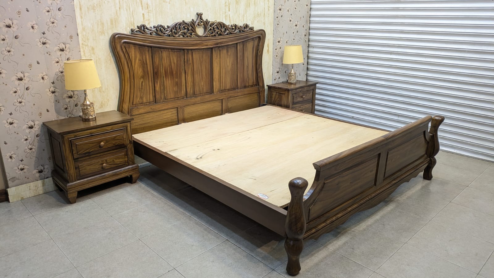 SHEESHAM WOOD KING SIZE BEDROOM SET