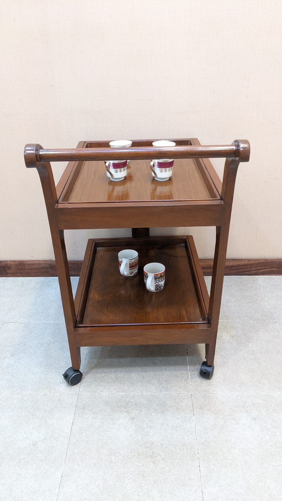 Sheesham Wood Tea Trolley