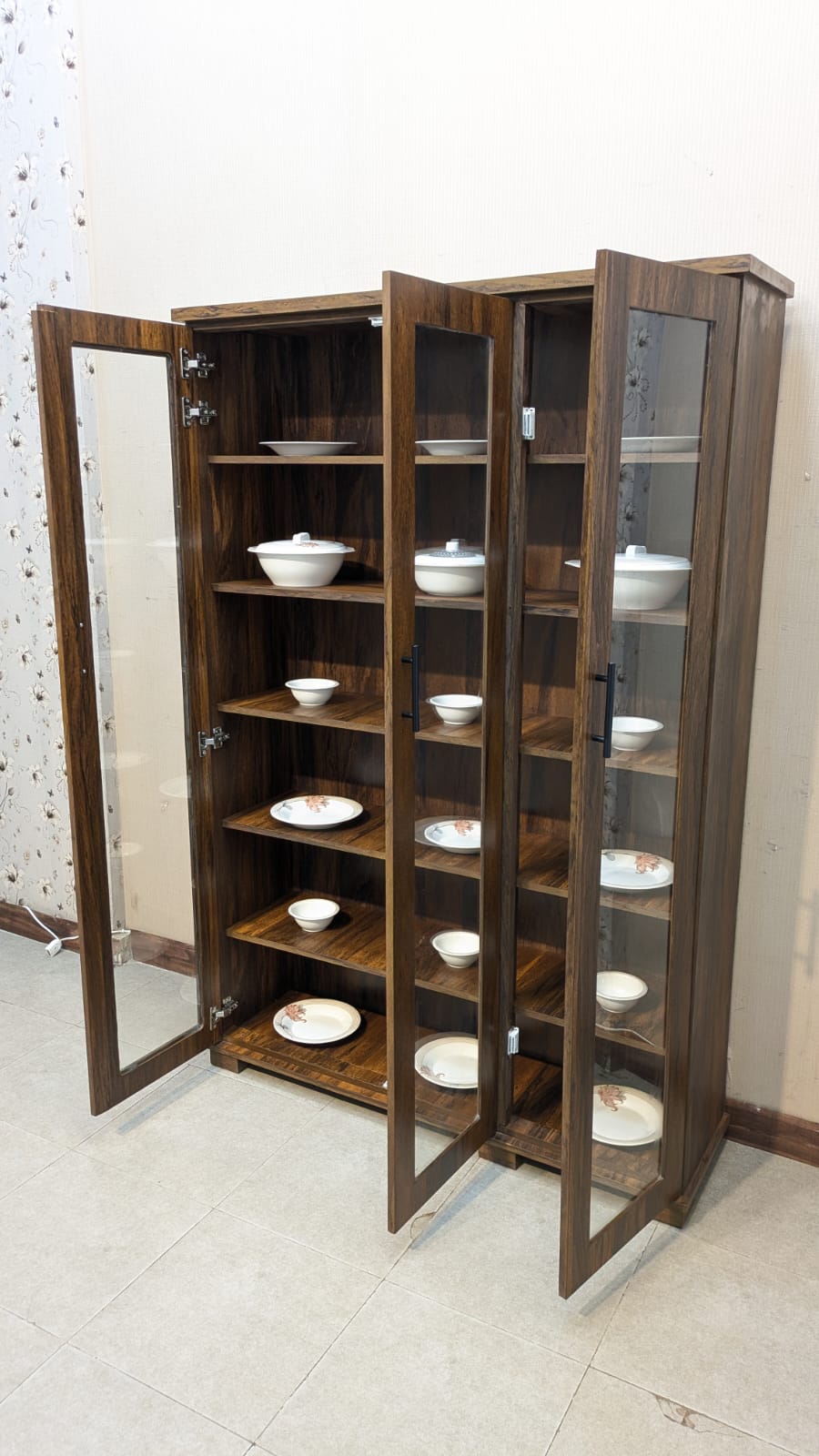 Brand New 3 Door Crockery Divider