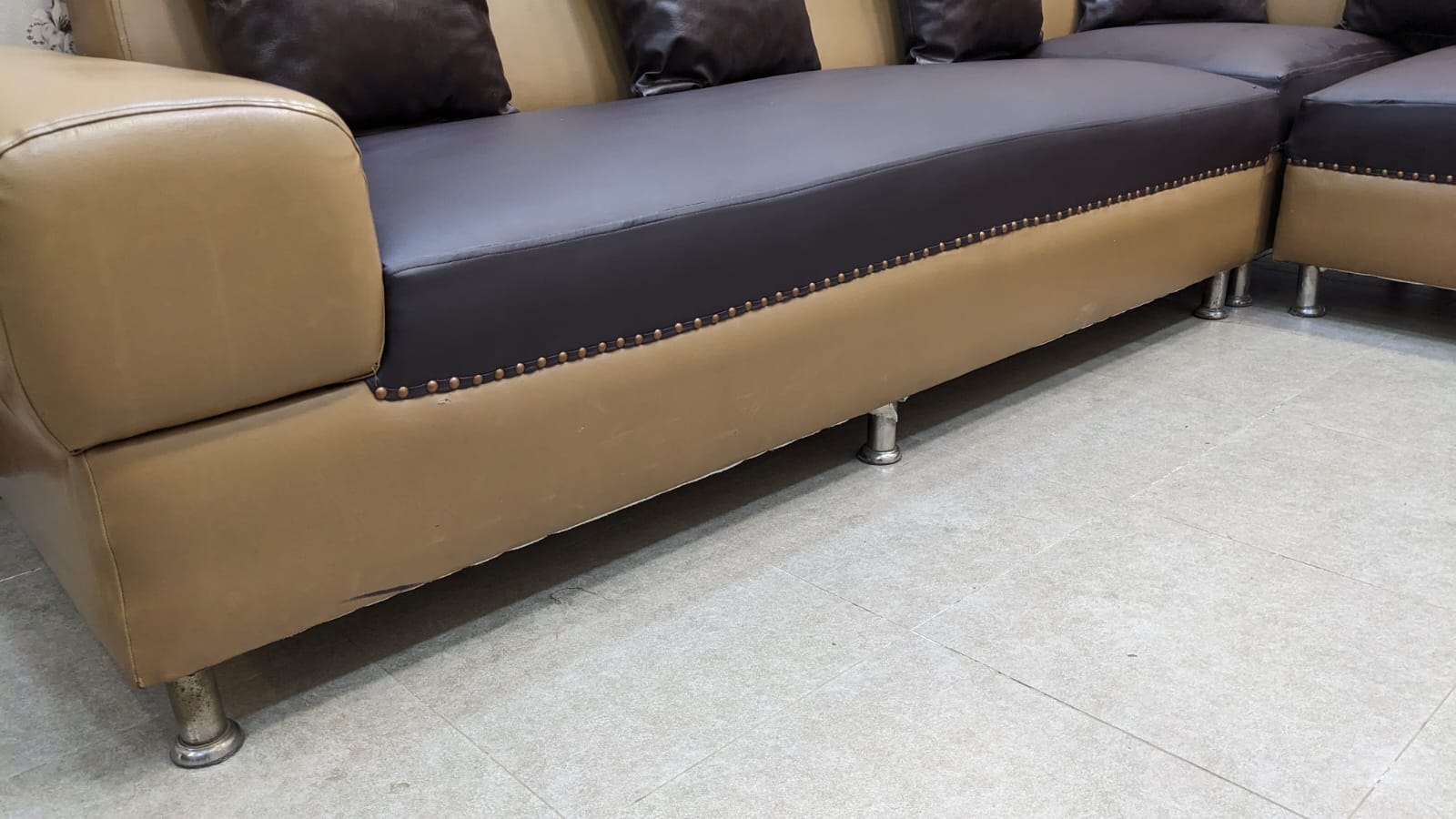 7 Seater L Shape Sofa Set