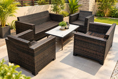 Brand New 7 Seater Outdoor Rattan Sofa Set
