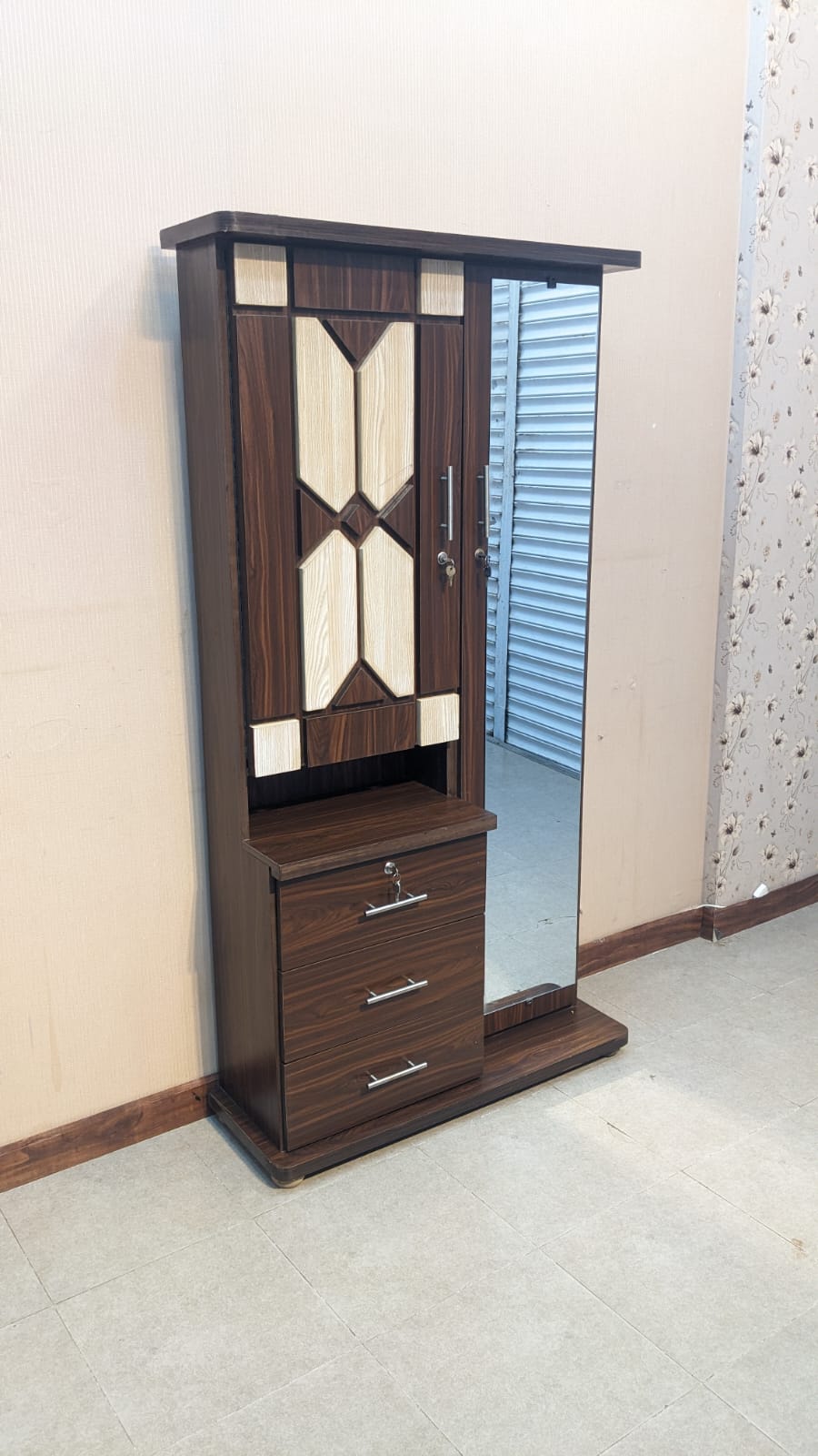 Double Bed with Dressing Table