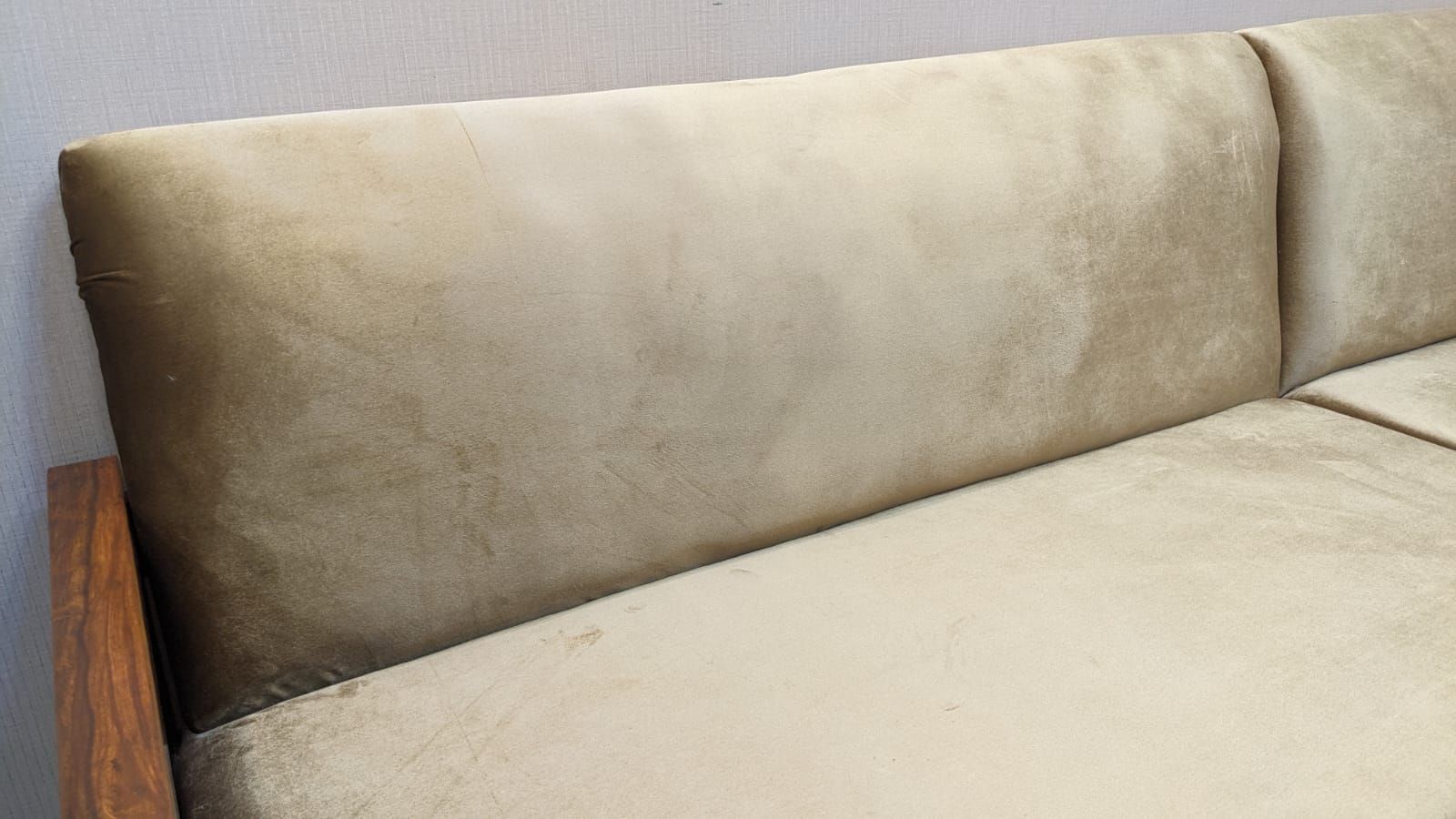 Sheesham Wood 4 Seater L Shape Sofa Set