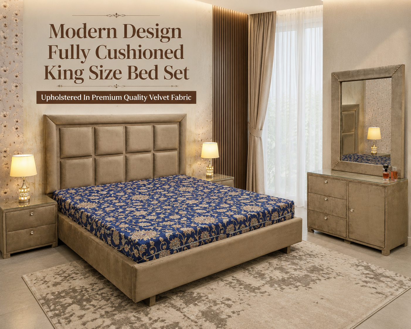 King Size Bed Set
