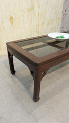 Solid Sheesham Wood Center Table Set