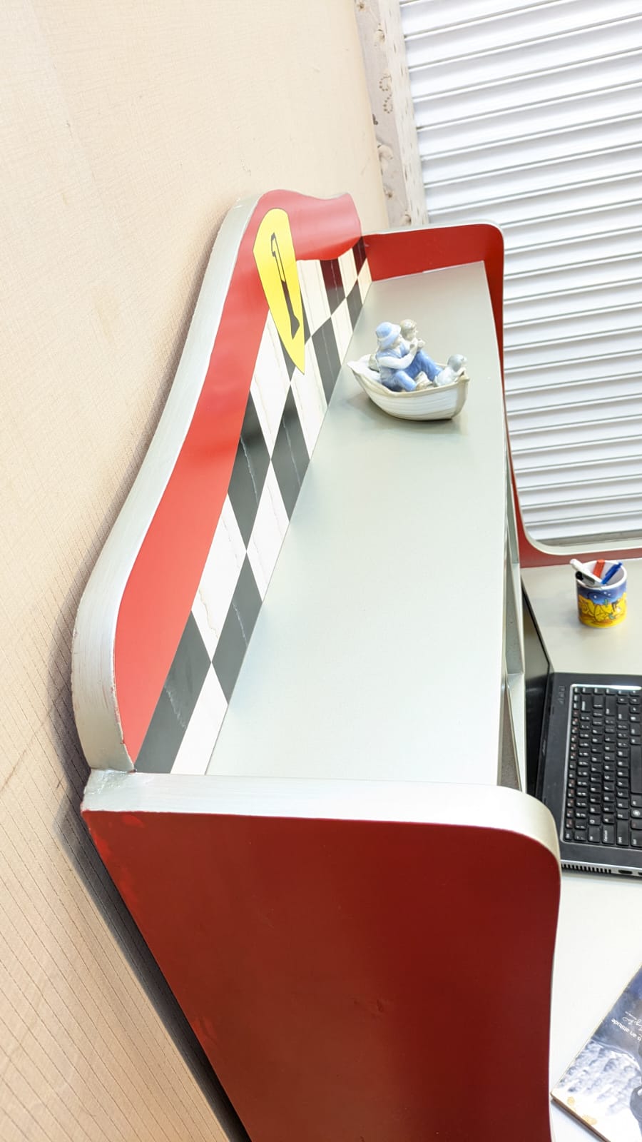 Kid's Ferrari Car Bed Set