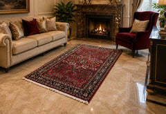 Vintage Persian Hand Knotted Carpet
