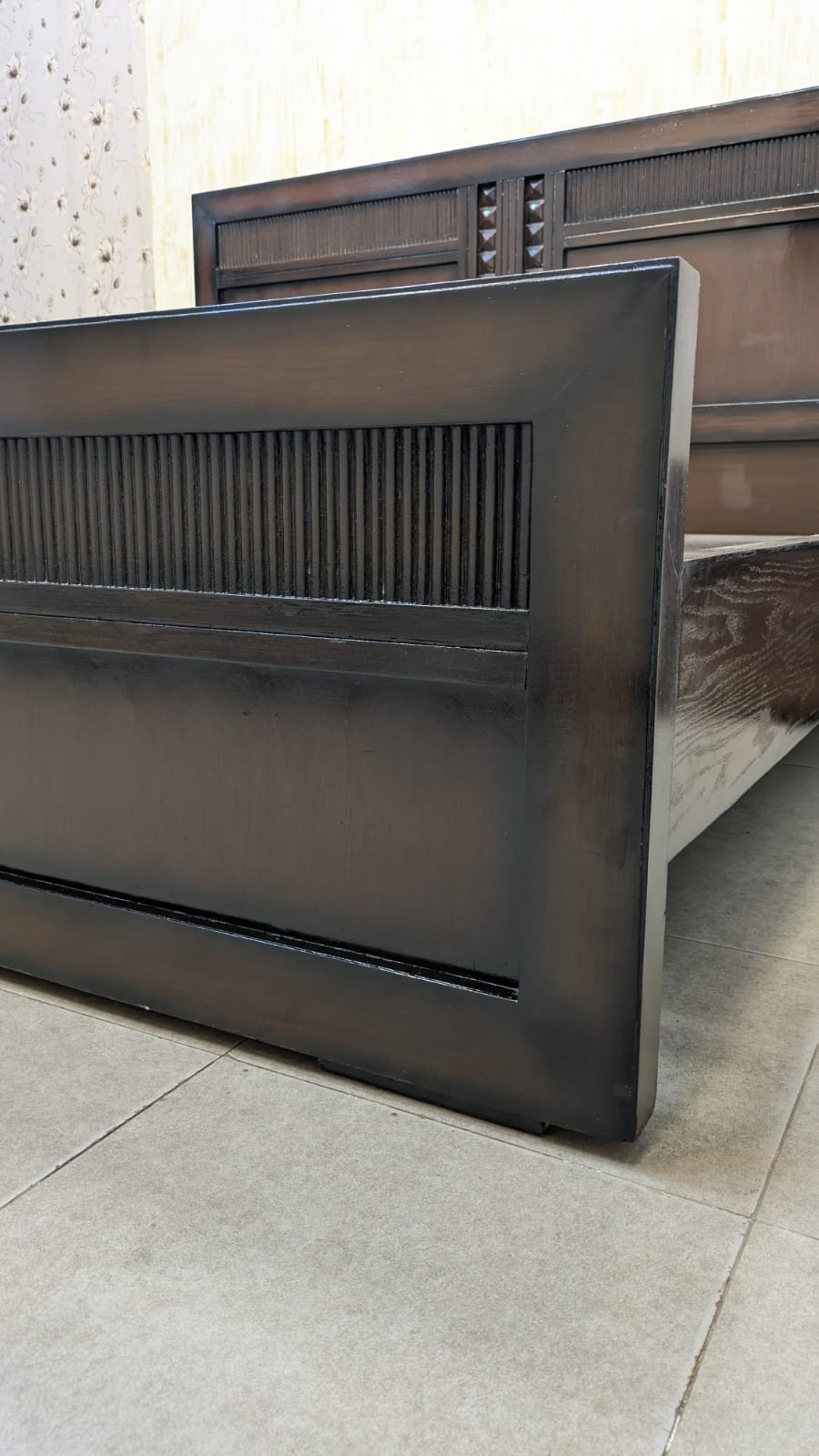 Elegant Design Double Bed Set