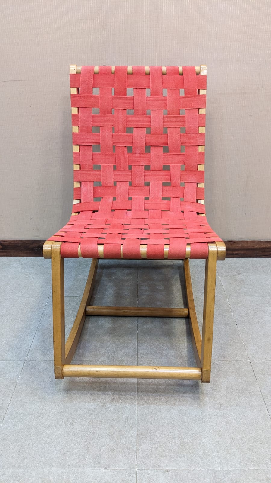 Imported Solid Beech Wood Rocking Chair