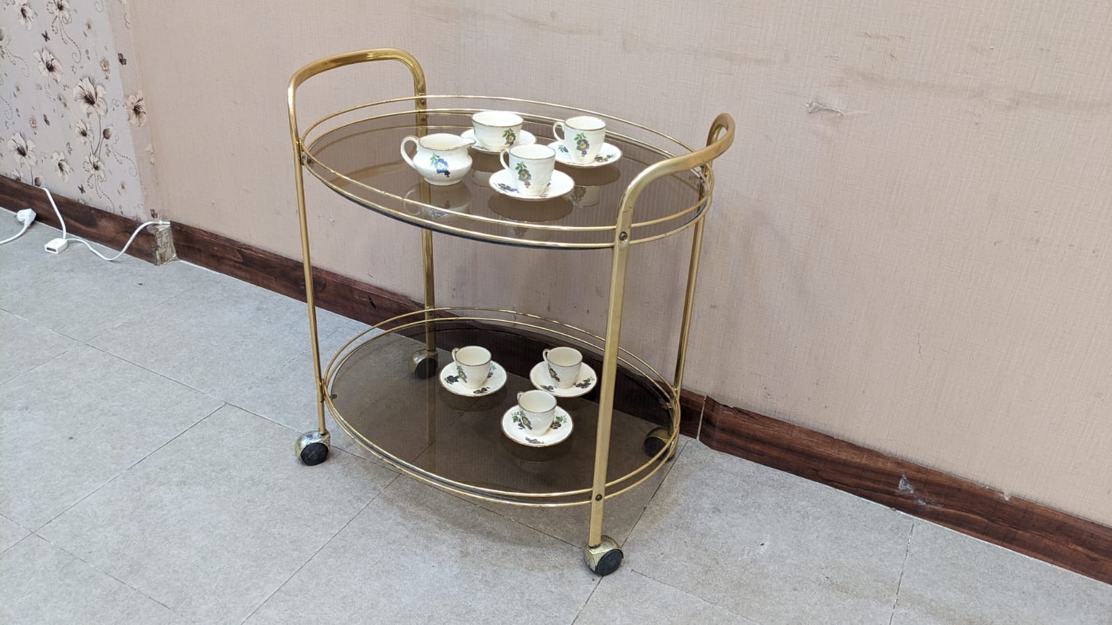 2 Tier Tea Trolley