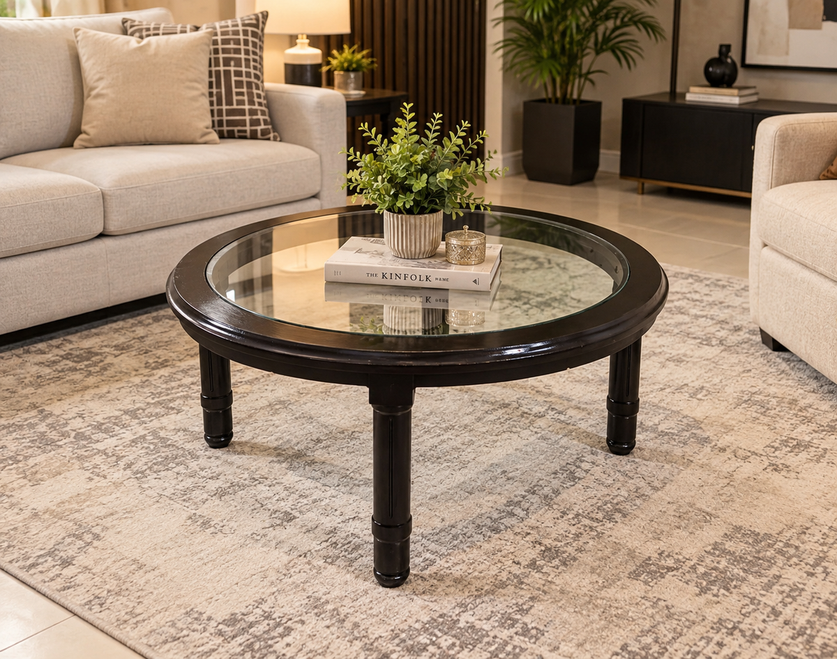 Solid Sheesham Wood Center Table