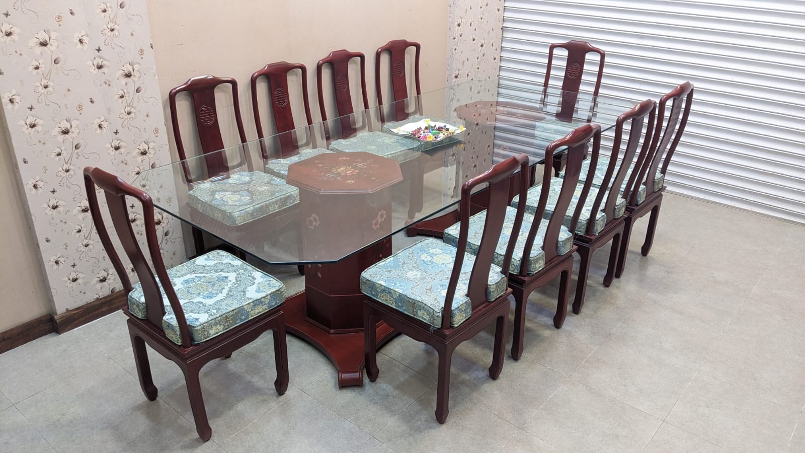 Antique Imported Chinese 10 Seater Dining Table