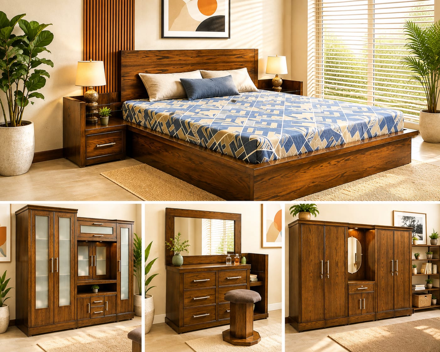 Complete King Size Bed Set