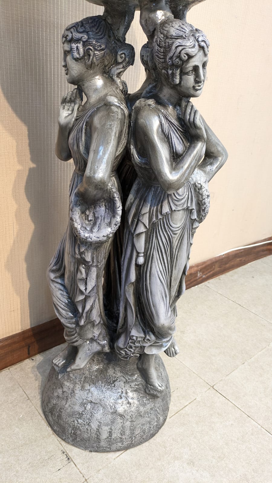 Brand New 3 Lady Sculpture Flower Pot