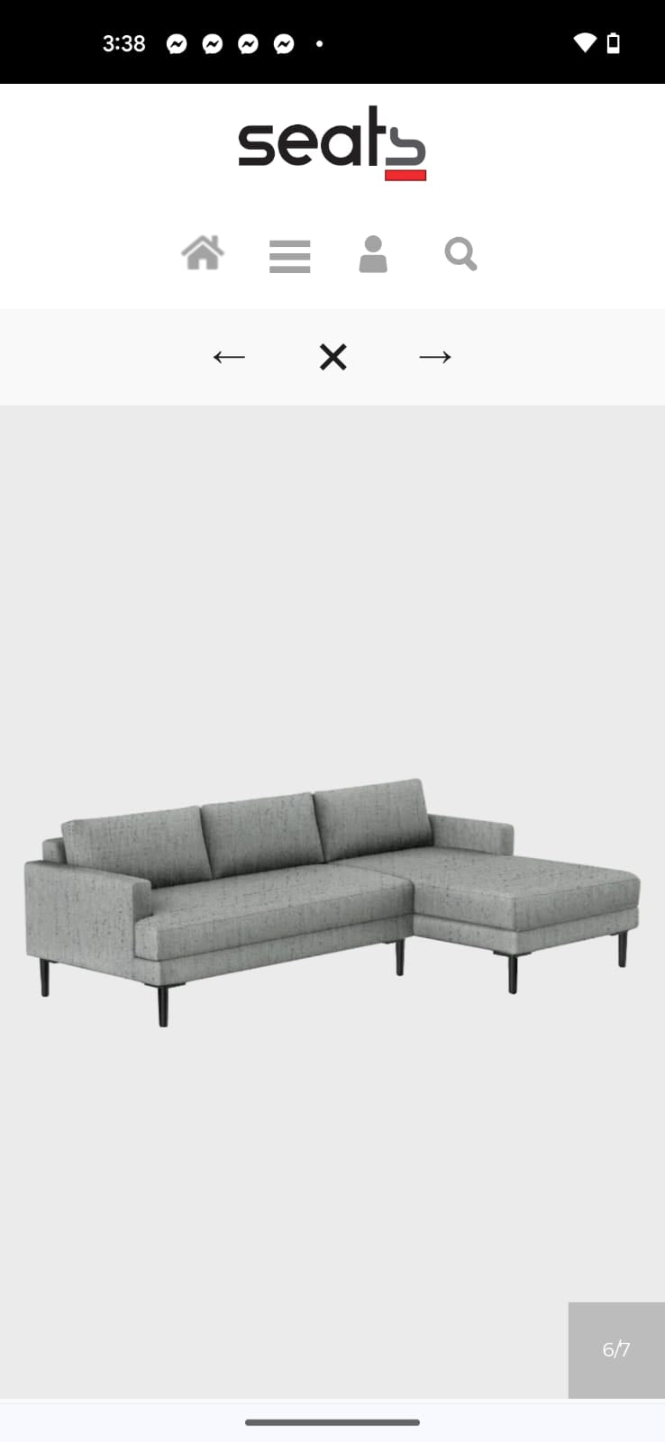 Seats.pk 5 Seater Sectional Sofa Set
