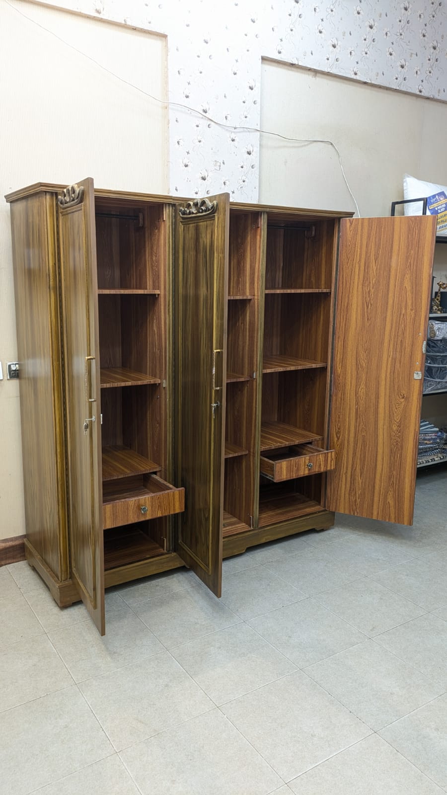 SHEESHAM WOOD KING SIZE BEDROOM SET