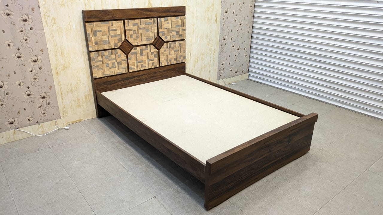 Twin Size Bed with Dura Foam Mattress
