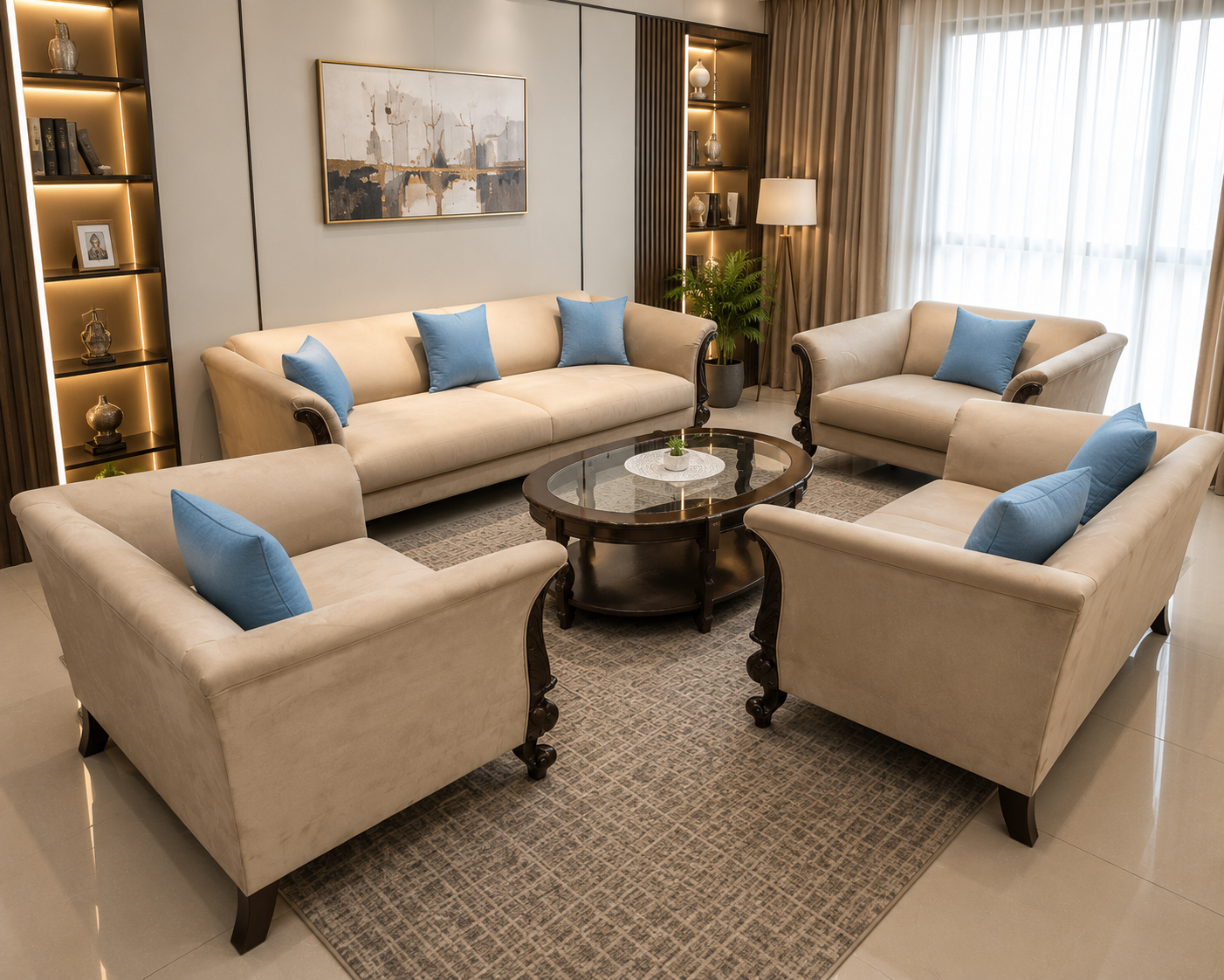 7 Seater Sofa Set