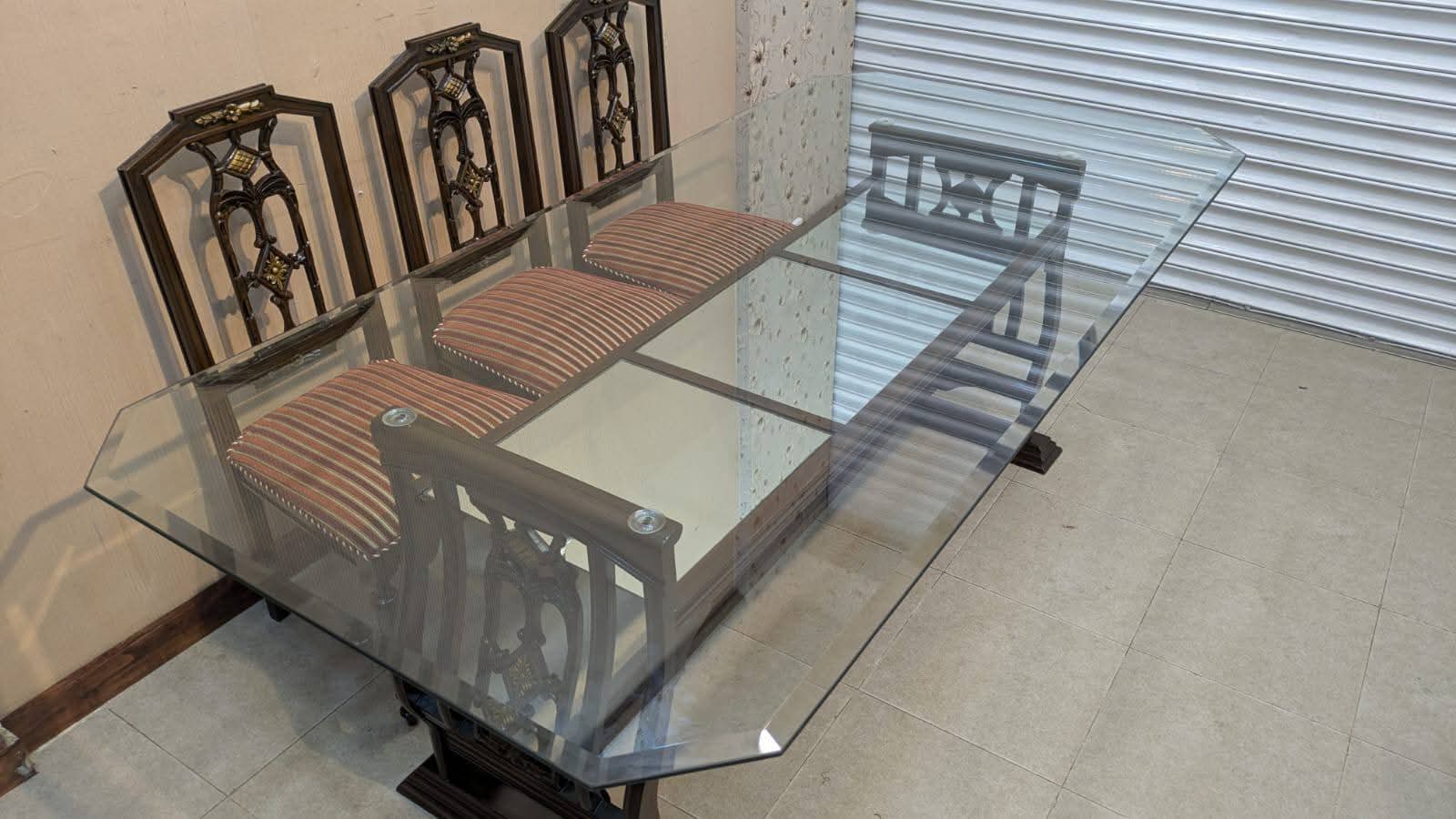 Solid Sheesham Wood 8 Seater Dining Table