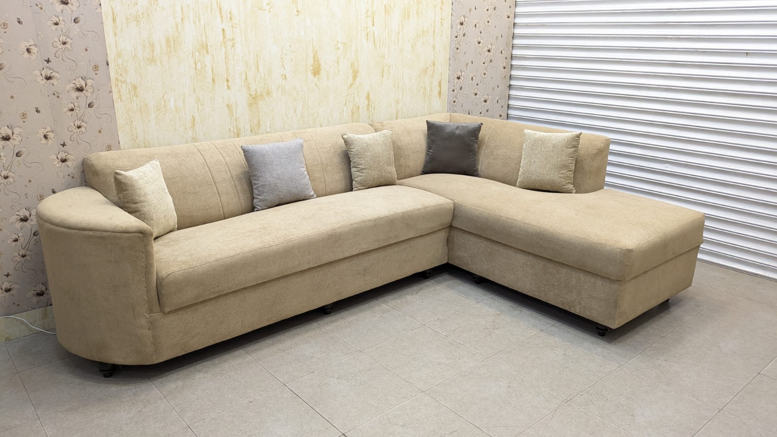 As Good As New 6 Seater L Shape Sofa Set