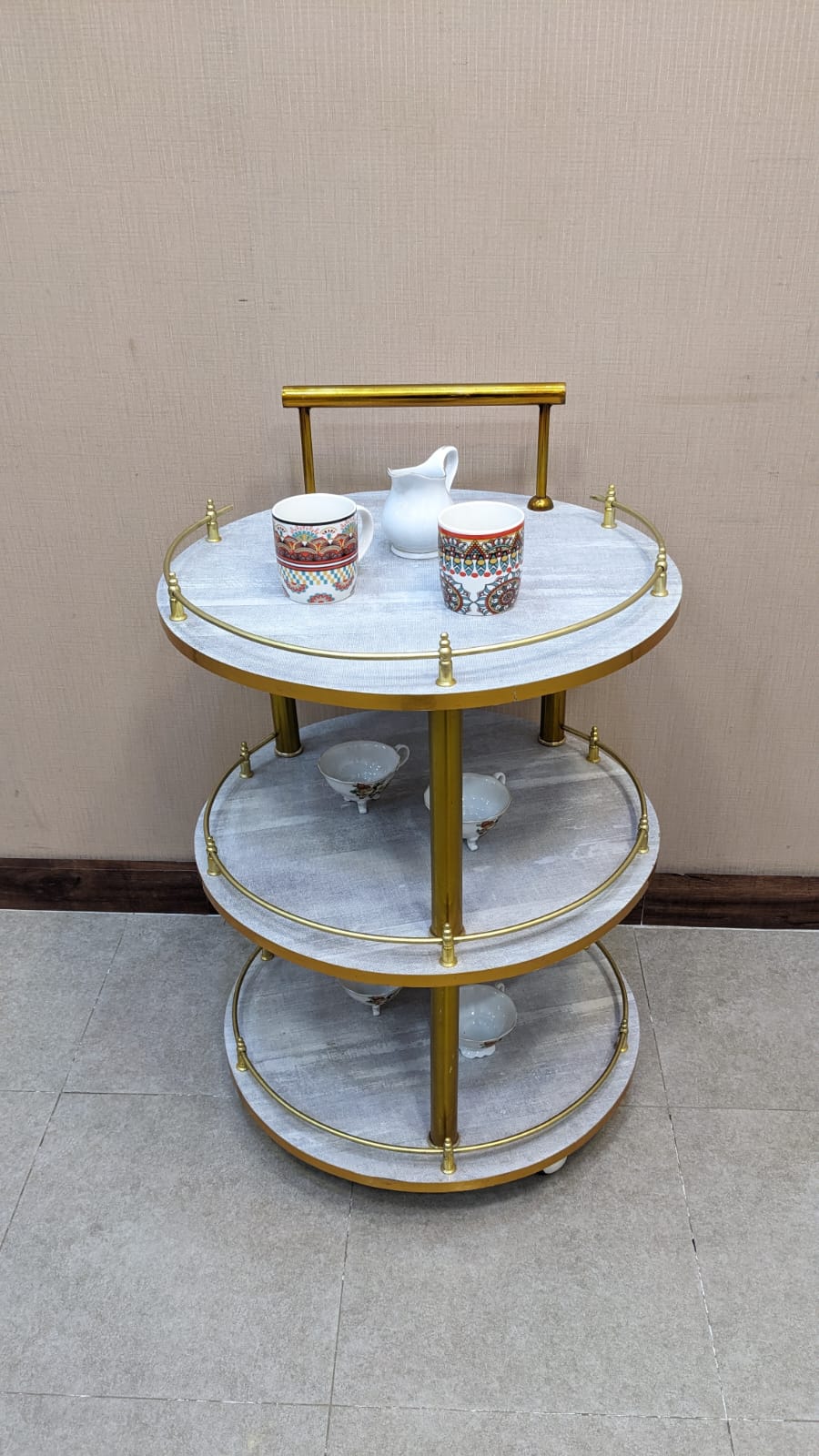 3 Tiers Tea Trolley