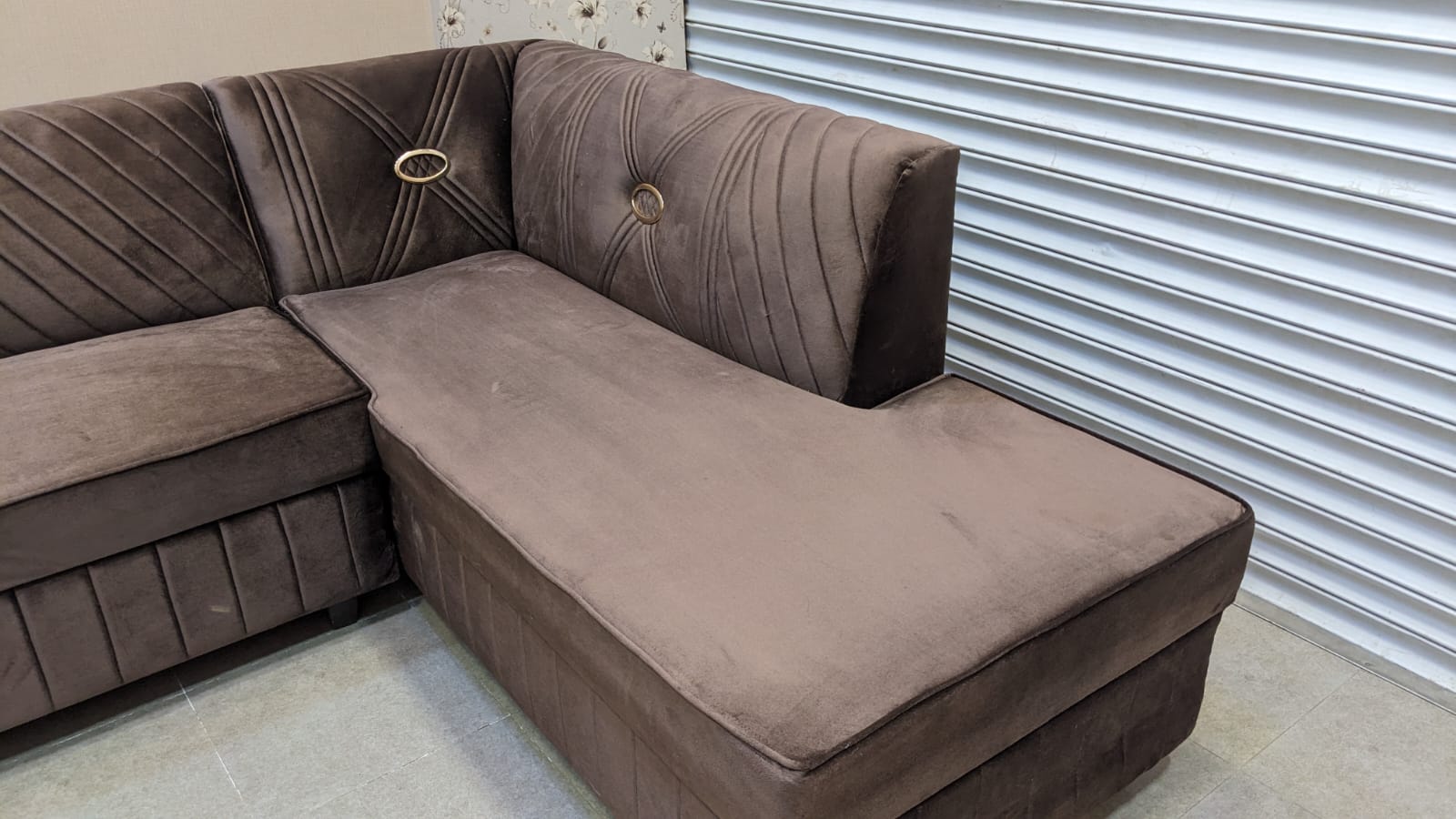 New 6 Seater L Shape Sofa Set