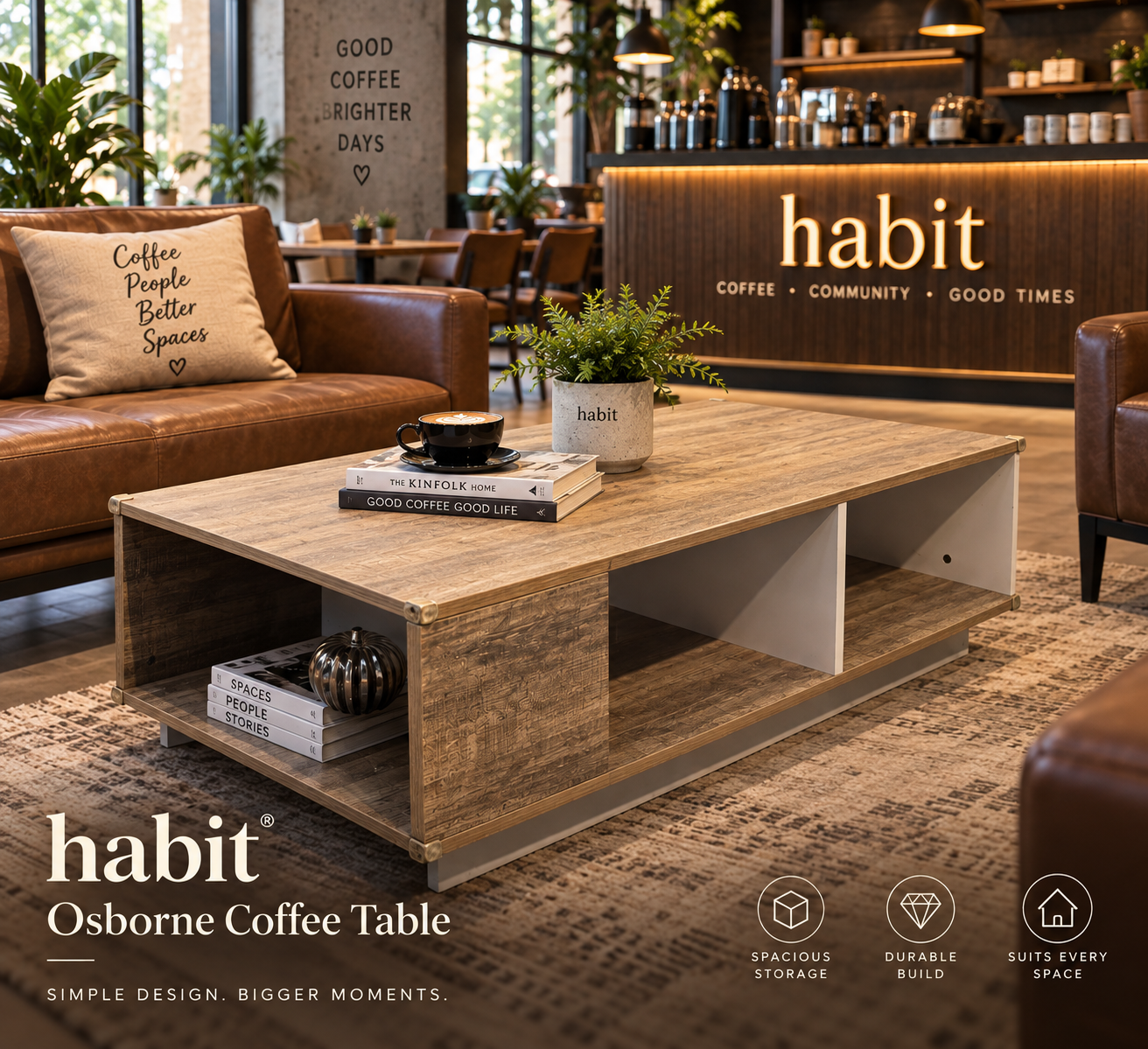 ̶HABIT Osborne COFFEE TABLE – STYLE