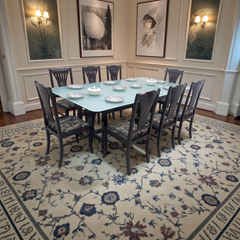 Solid Sheesham Wood 8 Seater Dining Table