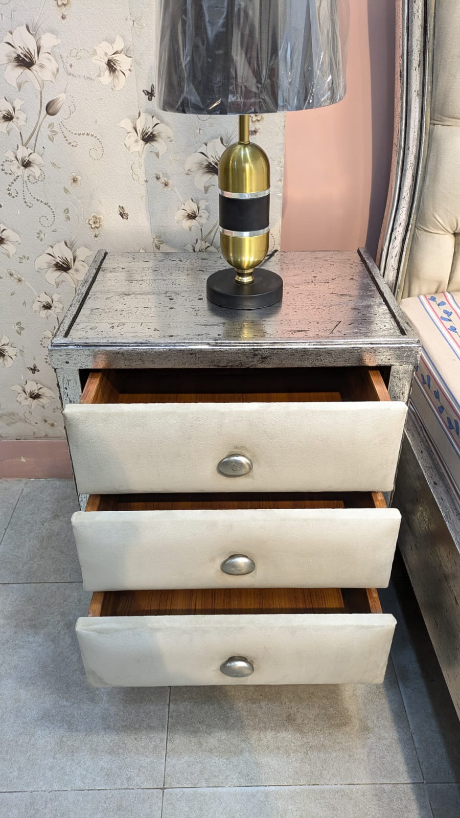 Brand New King Size Bed With 2 Side Table