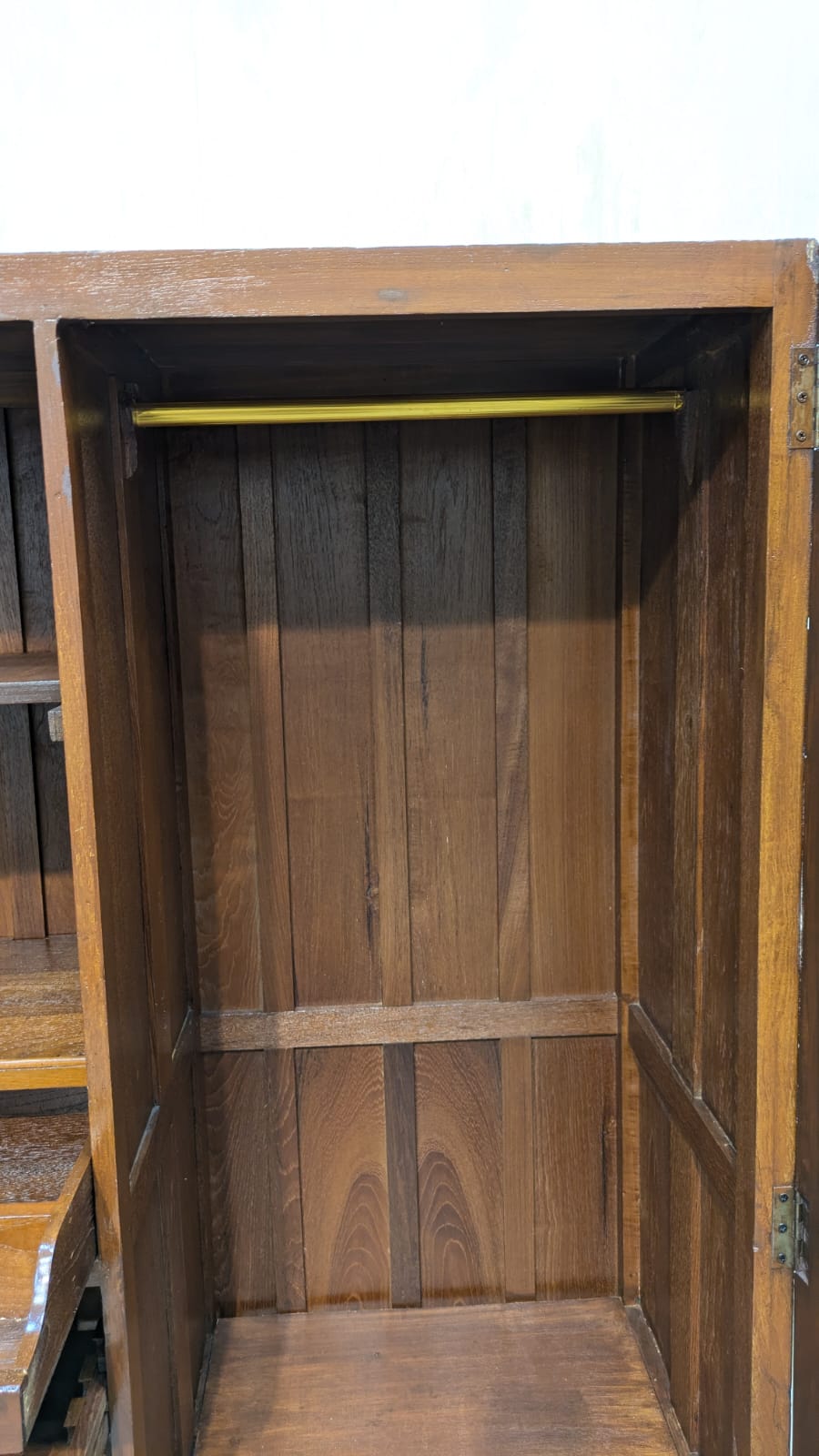 Solid Burma Teak Wood 2 Door Almirah