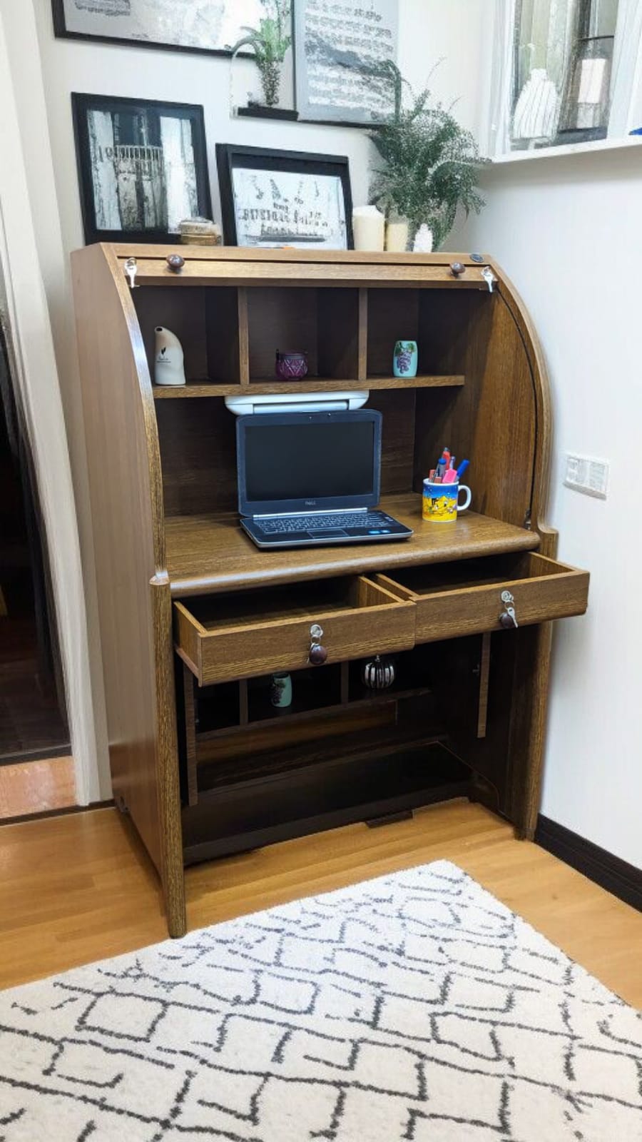 ✨ Imported ✨ Roll Top Desk