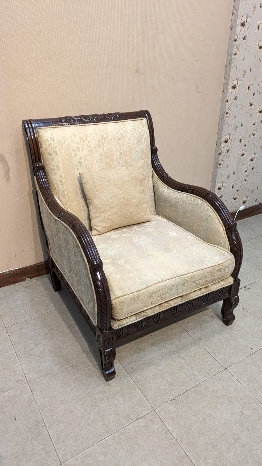 6 Seater Sofa Set with Center Table and 2 Side Tables Set