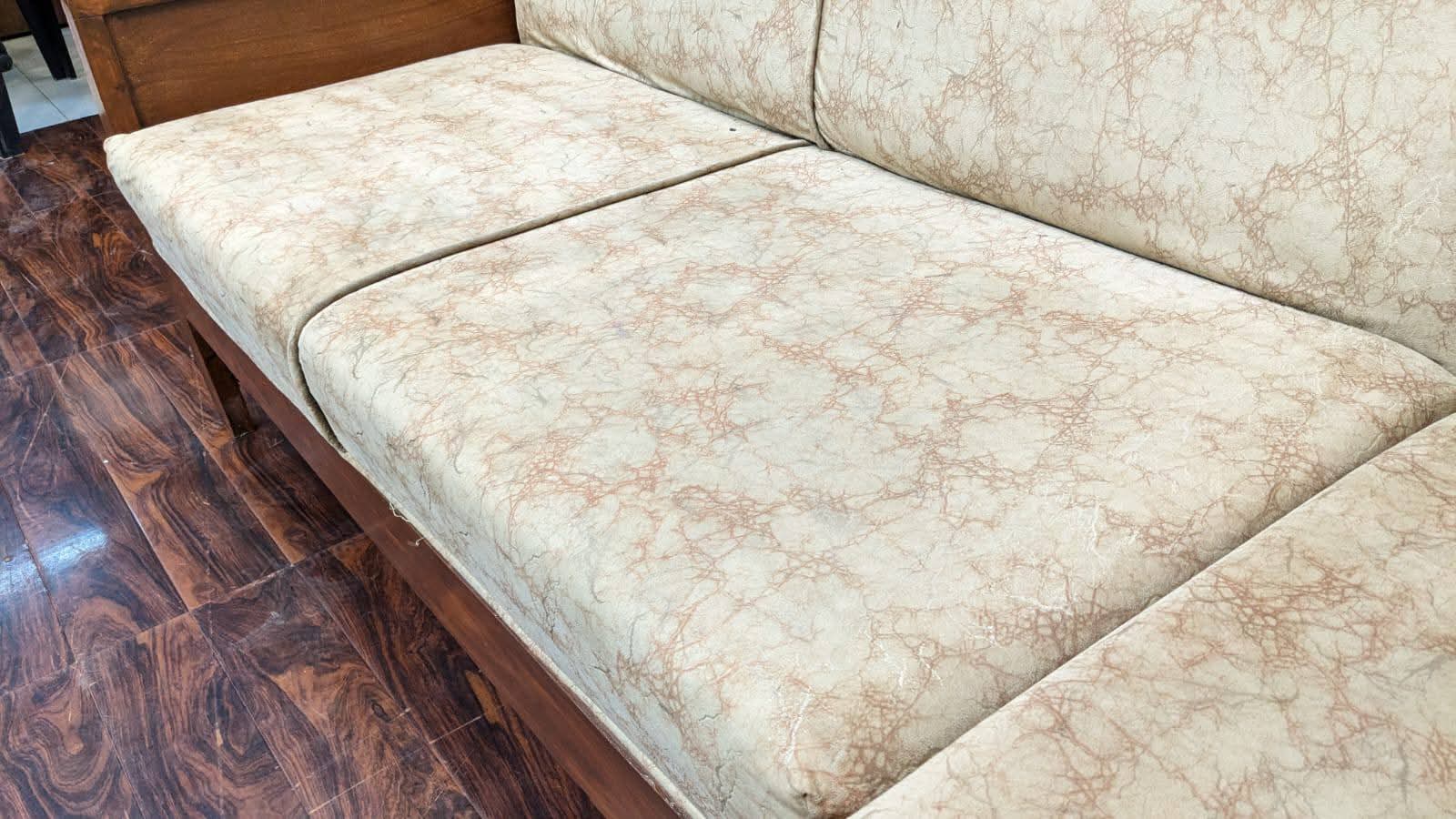 4 Seater L Shape Sofa Set