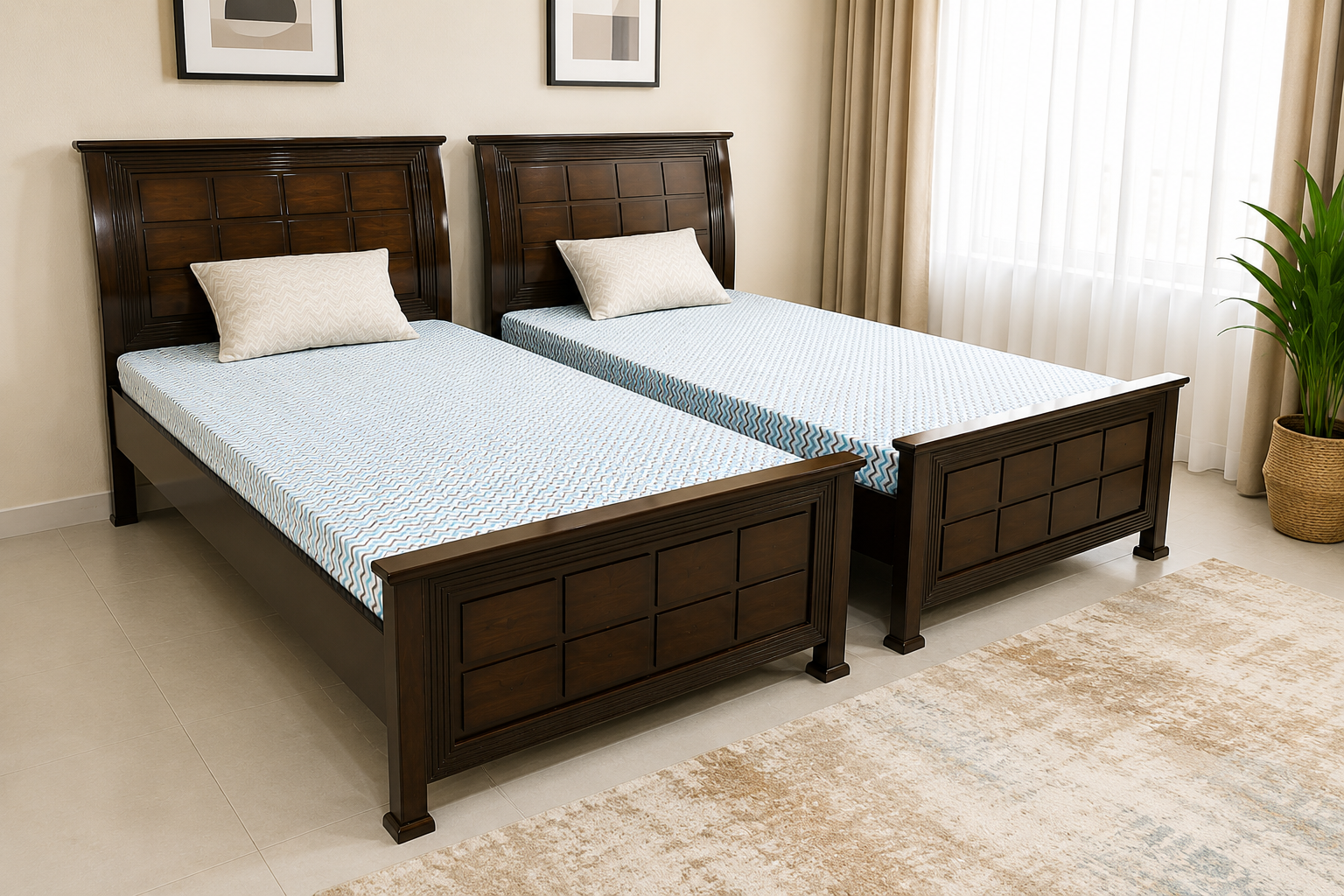 Pair Of Single Beds