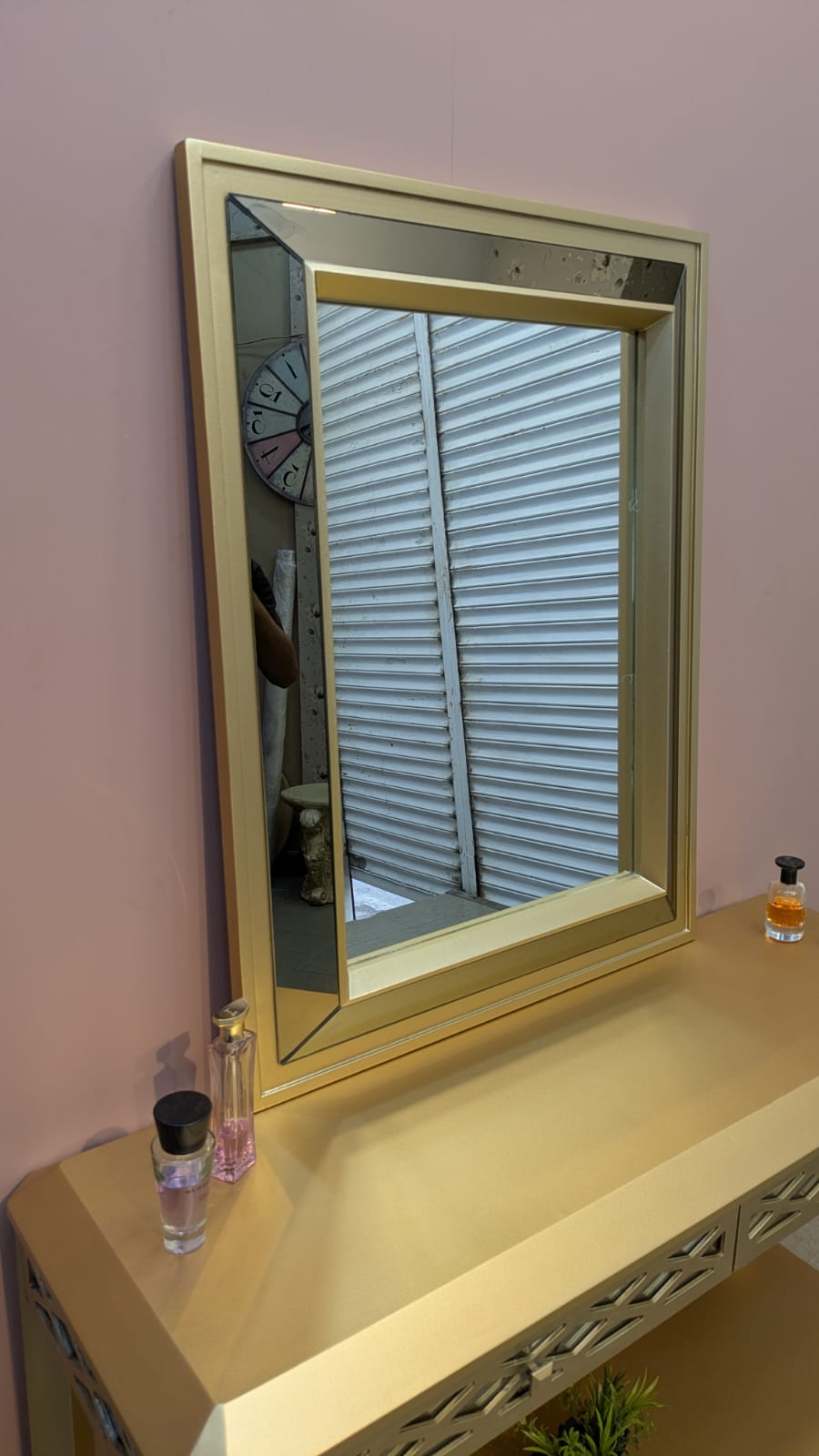 Console With Wall Mounted Mirror Home Centre Dubai