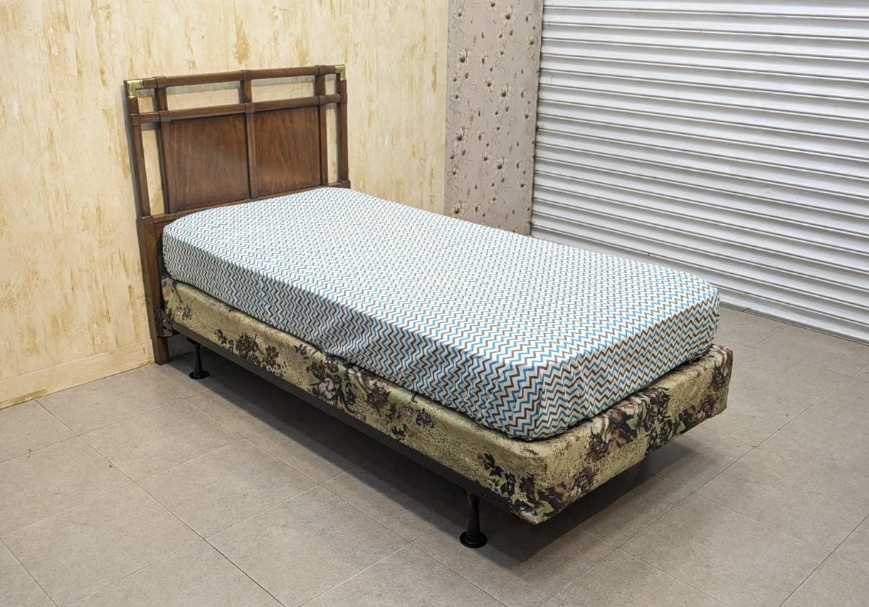 Imported Drexel Heritage Single Bed with Box & Spring Mattress