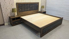 Brand New King Size Bed with 2 Side Tables