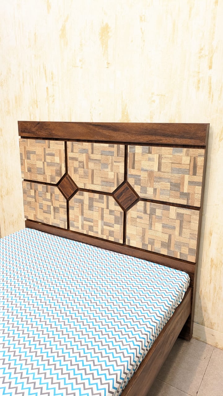 Twin Size Bed with Dura Foam Mattress
