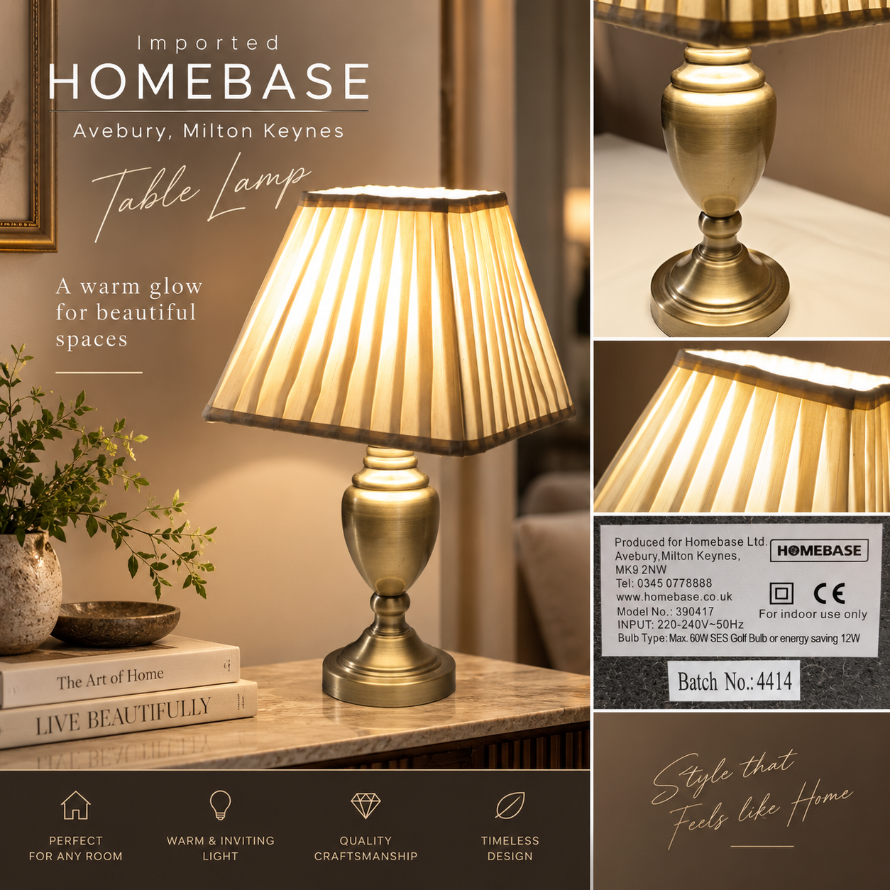 Imported Table Lamp