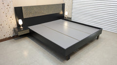 Habitt Novak King Size Bed With 2 Attached Side Tables
