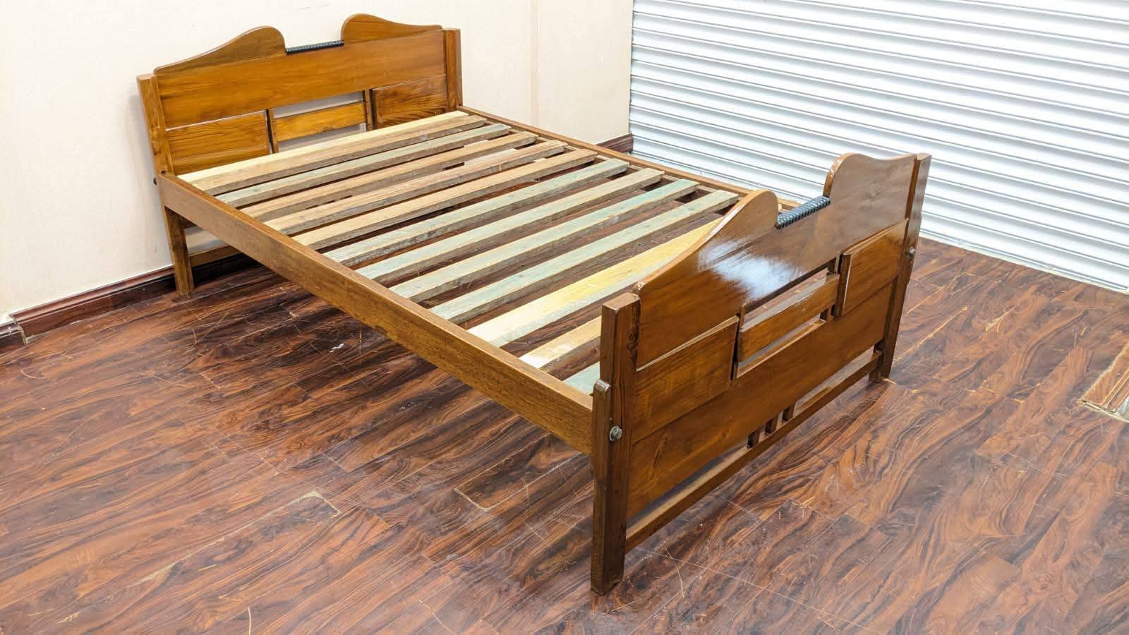 🔥Antique🔥 Solid Burma Teak Wood Twin Size Bed